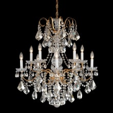 New Orleans 10 Light 28" Wide Crystal Chandelier with Clear Swarovski Crystals