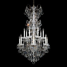 New Orleans 14 Light 32" Wide Crystal Chandelier with Clear Swarovski Heritage Crystals
