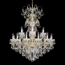 New Orleans 18 Light 36" Wide Crystal Chandelier with Heritage Crystals