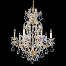 Maria Theresa 8 Light 27" Wide Crystal Chandelier with Clear Swarovski Heritage Crystals