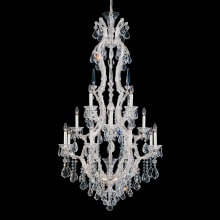 Maria Theresa 17 Light 33" Wide Crystal Chandelier with Clear Swarovski Heritage Crystals