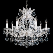 Maria Theresa 7 Light 26" Wide Crystal Chandelier with Clear Swarovski Heritage Crystals