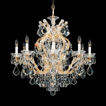 Maria Theresa 10 Light 31" Wide Crystal Chandelier with Clear Swarovski Heritage Crystals