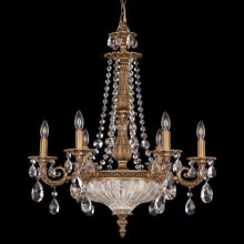 Milano 9 Light 23" Wide Crystal Chandelier with Clear Swarovski Crystals