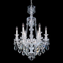 Hamilton 6 Light 22" Wide Crystal Chandelier with Clear Swarovski Heritage Crystals