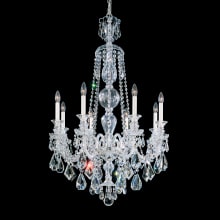 Hamilton 8 Light 29" Wide Crystal Chandelier with Clear Swarovski Heritage Crystals