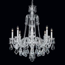 Hamilton 8 Light 28" Wide Crystal Chandelier with Clear Swarovski Heritage Crystals