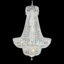 Petit 23 Light 24" Wide Crystal Empire Chandelier with Clear Swarovski Crystals