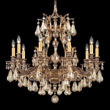 Sophia 10 Light 31" Wide Crystal Chandelier with Clear Swarovski Optic Crystals