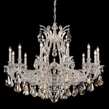 Sophia 12 Light 39" Wide Crystal Chandelier with Clear Optic Crystals