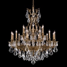 Sophia 18 Light 35" Wide Crystal Chandelier with Clear Swarovski Spectra Crystals