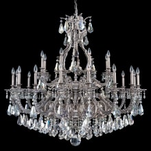 Sophia 24 Light 50" Wide Crystal Chandelier with Clear Swarovski Spectra Crystals