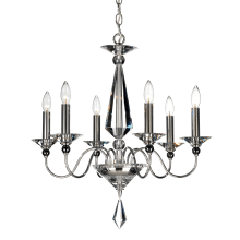 Jasmine 6 Light 22-1/2" Wide Crystal Chandelier with Swarovski Optic Crystals