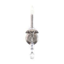 Helenia 17" Tall Wall Sconce with Clear Heritage Crystal Accents