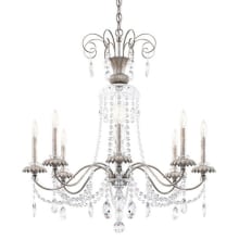 Helenia 8 Light 32" Wide Crystal Chandelier with Clear Heritage Crystal Accents