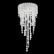 Chantant 3 Light 10-1/2" Wide Ceiling Fixture with Heritage Crystals