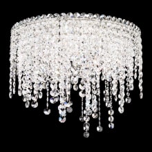 Chantant 5 Light 21" Wide Ceiling Fixture with Heritage Crystals
