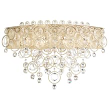 Circulus 4 Light 17" Tall Wall Sconce with Clear Spectra Crystals