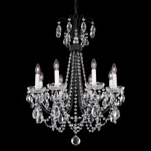 Lucia 8 Light 22" Wide Crystal Chandelier with Clear Swarovski Heritage Crystals
