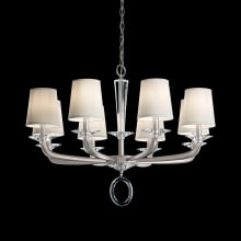 Emilea 8 Light 33" Wide Crystal Chandelier with Clear Swarovski Optic Crystals