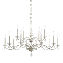 Modique 15 Light 40" Wide Crystal Chandelier with Clear Swarovski Crystals