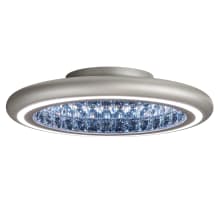 Infinite Aura 23" Wide LED Semi-Flush Ceiling Fixture with Swarovski Crystals