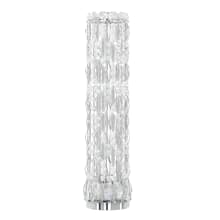 Sarella 3 Light 22" Tall Column Table Lamp with Heritage Crystals