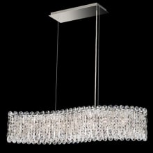 Sarella 7 Light 33" Wide Crystal Linear Pendant with Heritage Crystals