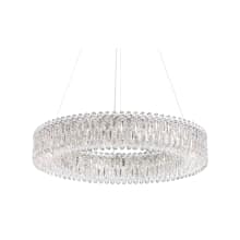 Sarella 18 Light 36" Wide Crystal Pendant with Heritage Crystals