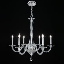 Habsburg 6 Light 30" Wide Taper Candle Style Chandelier