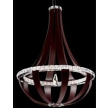 Empire 21" Wide LED Crystal Pendant with Clear Swarovski Crystals