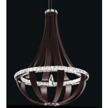 Empire 27" Wide LED Crystal Pendant with Clear Swarovski Crystals