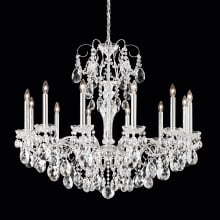 Sonatina 12 Light 34" Wide Crystal Chandelier with Heritage Crystals