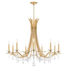 Vesca 9 Light 45" Wide Crystal Chandelier with Heritage Crystals