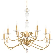 Arabesque 12 Light 40" Wide Crystal Chandelier with Clear Heritage Crystal Accents