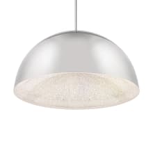 Stardust 23" Wide LED Pendant with Clear Optic Crystal