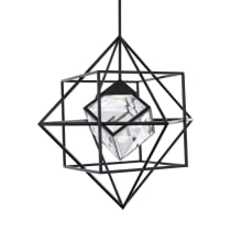Heracles 28" Wide LED Crystal Pendant