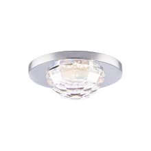 Vega 4" Integrated LED Adjustable Recessed Trim and Housing with Clear Radiance Crystal