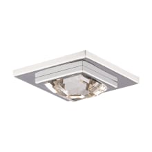 Madison 4" Integrated LED Square Recessed Trim and Housing with Clear Radiance Crystal