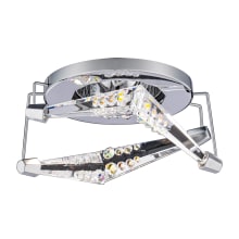 Visata 4" Integrated LED Adjustable Recessed Trim and Housing with Clear Radiance Crystal