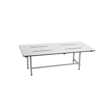 Signature Series 48" x 24" Wall-Mounted Folding Shower Bench Seat with Legs