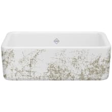 Lancaster 30" Farmhouse Single Basin Fireclay Kitchen Sink with Artistic Finishes