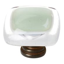 Reflective 1-1/4 Inch Square Cabinet Knob