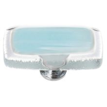 Reflective 2 Inch Rectangular Cabinet Knob