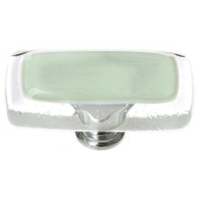 Reflective 2 Inch Rectangular Cabinet Knob