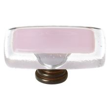 Reflective 2 Inch Rectangular Cabinet Knob