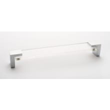 Affinity 8 Inch Center to Center Handle Cabinet Pull with Clear Glass