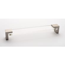 Affinity 8 Inch Center to Center Handle Cabinet Pull with Clear Glass