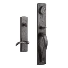 Ellis Right Handed Solid Bronze Keyed Entry Door Knob Set with 2-3/4" Backset
