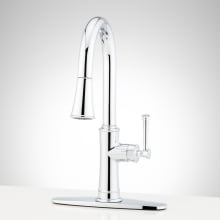 Beasley 1.75 GPM Single Hole Pull Down Kitchen Faucet